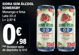 E.Leclerc Sidra sem álcool somersby promoção