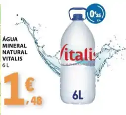 E.Leclerc Água mineral natural vitalis promoção