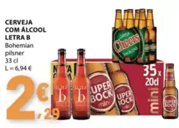 E.Leclerc Cerveja com álcool letra b promoção
