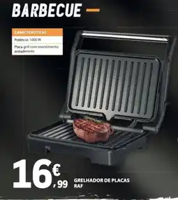 E.Leclerc Grelhador de placas raf promoção