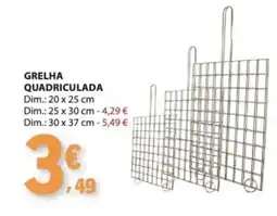 E.Leclerc Grelha quadriculada promoção