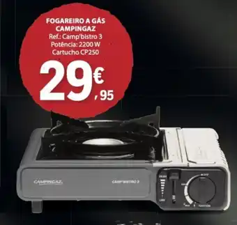Fogareiro a gás campingaz