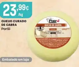 Intermarché Queijo curado de cabra porsi promoção