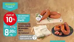 Intermarché Toucinho de porco preto de sousel promoção