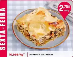 Intermarché Lasanha vegetariana promoção