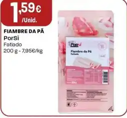 Intermarché Fiambre da pā PorSi Fatiado promoção
