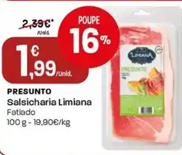 Intermarché Presunto Salsicharia Limiana promoção