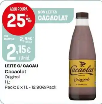 Intermarché Leite c/ cacau Cacaolat promoção