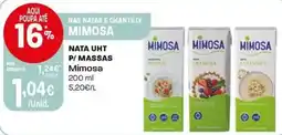 Intermarché Nata uht p/massas Mimosa promoção