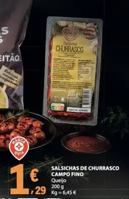 E.Leclerc Salsichas de churrasco campo fino promoção