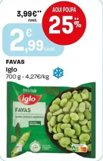 Intermarché Favas iglo promoção