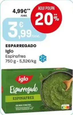 Intermarché Esparregado Iglo Espinafres promoção