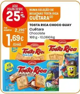 Intermarché Tosta rica choco guay Cuétara promoção