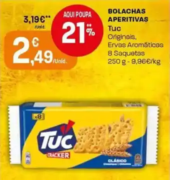Intermarché Bolachas aperitivas Tuc promoção