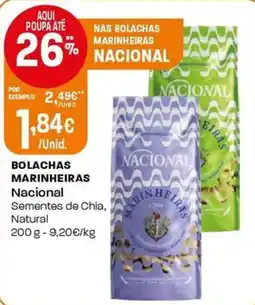 Intermarché Bolachas marinheiras Nacional promoção