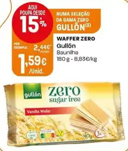Intermarché Waffer zero Gullón promoção
