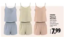 Lidl ESMARA Pijama de Musselina promoção