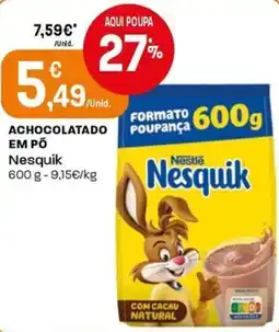 Intermarché Achocolatado em po Nesquik promoção