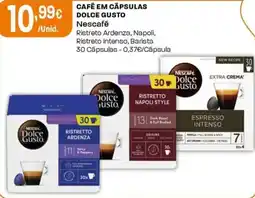 Intermarché Café em cápsulas dolce gusto Nescafé promoção