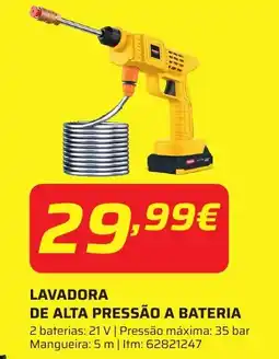 Bricomarché Lavadora de alta pressão a bateria promoção