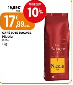 Intermarché Café lote bocage nicola grão promoção