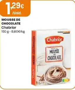 Intermarché Mousse de chocolate chabrior promoção