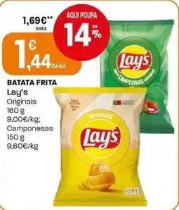 Intermarché Batata frita lay's promoção