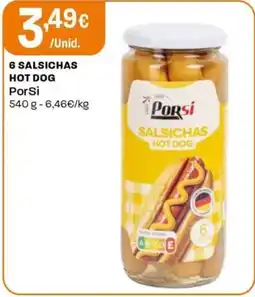 Intermarché 6 salsichas hot dog porsi promoção