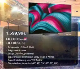 Radio Popular LG OLED evo Al OLED65C5E promoção