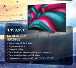 Radio Popular LG OLED evo Al 55C56LB promoção
