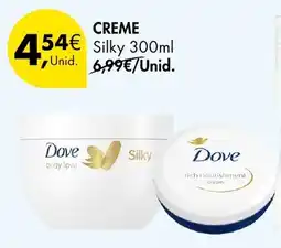 Pingo Doce Dove creme silky promoção