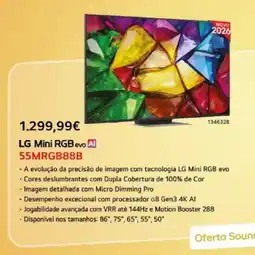 Radio Popular LG Mini RGB evo Al 55MRGB88B promoção