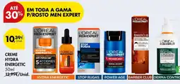 Pingo Doce Creme hydra energetic L'oréal promoção