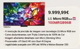 Radio Popular LG Micro RGB evo Al 100MRGB96B promoção
