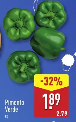 ALDI Pimento Verde promoção
