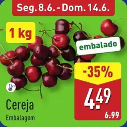 ALDI Cereja promoção