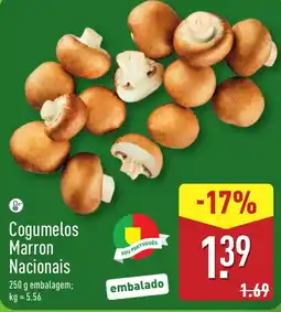 ALDI Cogumelos Marron Nacionais promoção