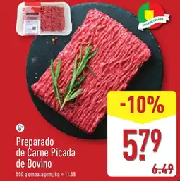 ALDI Preparado de Carne Picada de Bovino promoção