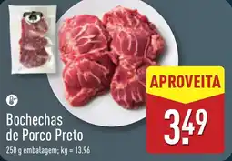 ALDI Bochechas de Porco Preto promoção