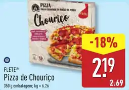 ALDI FLETE Pizza de Chouriço promoção