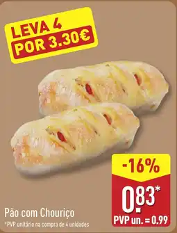 ALDI Pão com Chouriço promoção