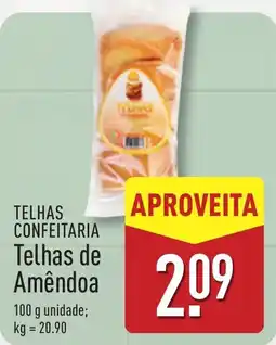 ALDI TELHAS CONFEITARIA Telhas de Amêndoa promoção