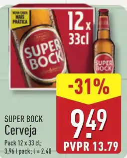 ALDI SUPER BOCK Cerveja promoção