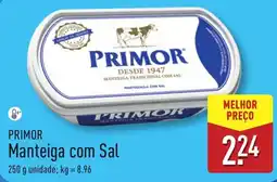 ALDI PRIMOR Manteiga com Sal promoção