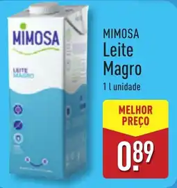 ALDI MIMOSA Leite Magro promoção