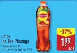 ALDI LIPTON Ice Tea Pêssego promoção