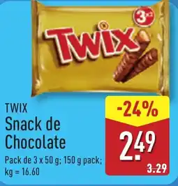 ALDI TWIX Snack de Chocolate promoção
