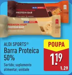 ALDI ALDI SPORTS Barra Proteica 50% promoção