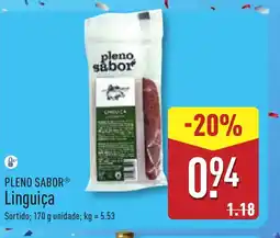 ALDI PLENO SABOR Linguiça promoção