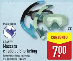 ALDI CRANE Máscara e Tubo de Snorkeling promoção